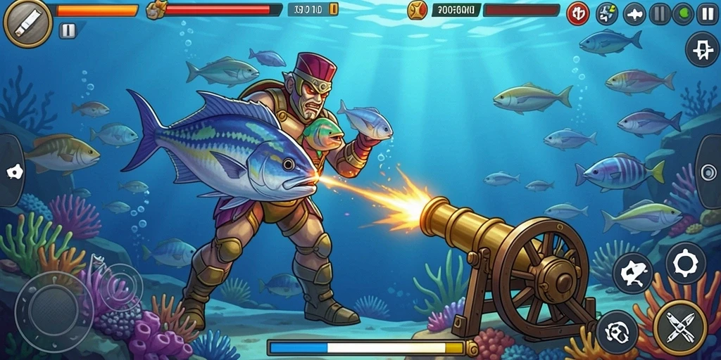 rolex878 - Gambar aksi seru saat bermain di mode multiplayer.